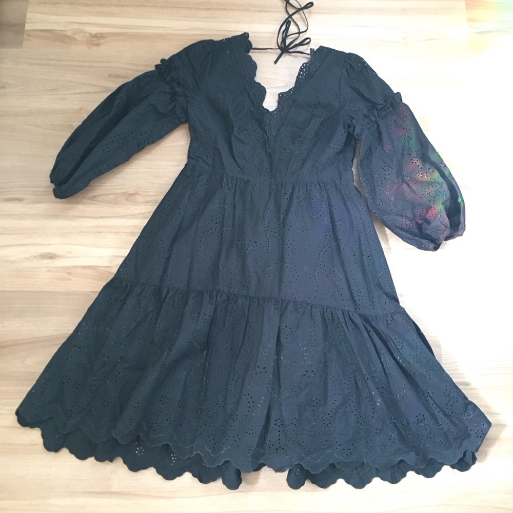 NWT Marchesa Rosa Nolana Midi Dress - Picture 5 of 16